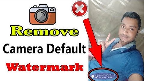 How to remove mi watermark from Photo?
