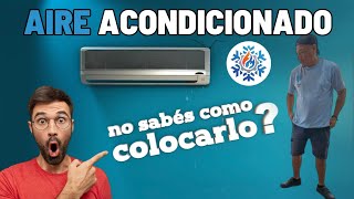 Los SECRETOS DE cómo INSTALAR aire acondicionado SPLIT.