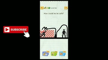 Draw 2 Save Stickman Puzzle New Update Level 261 How could he be safe?