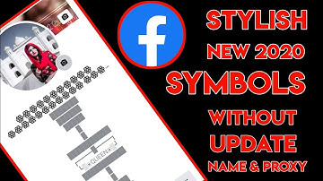 How to make stylish name Facebook account new symbols 2020 by ||RB TECH||