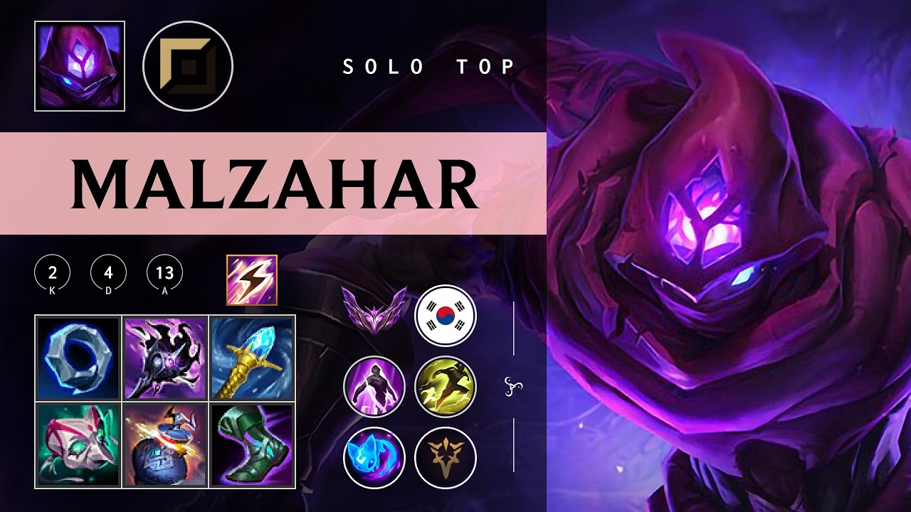 Malzahar Top vs Gragas - KR Master Patch 26.04