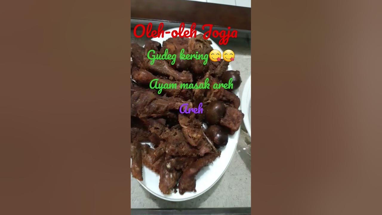 Gudeg kering, alternatif oleh2 lauk Jogja