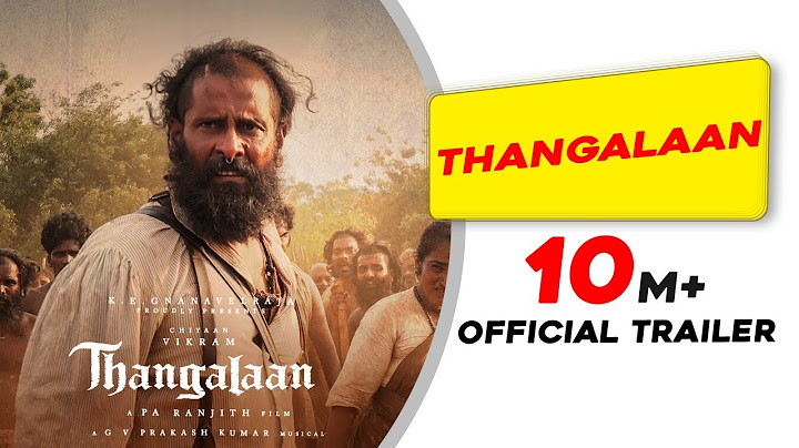 Thangalaan - Trailer (Hindi) | Chiyaan Vikram | K E Gnanavelraja | Pa Ranjith | G V Prakash Kumar