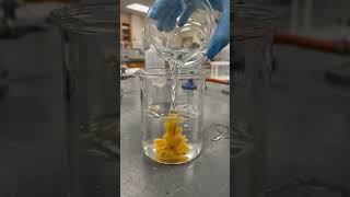 Two Clear Liquids Make a SOLID.