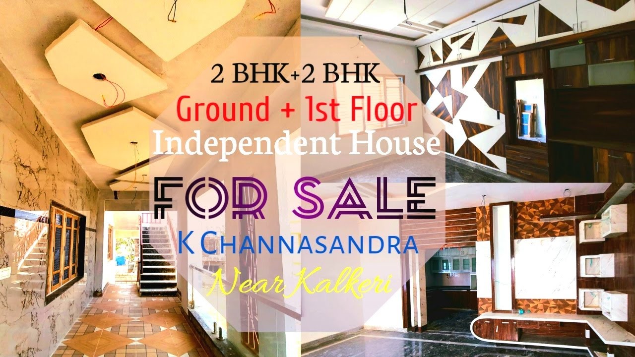 K Channasandra, 2BHK + 2BHK Near Kalkeri, 33x36 1188 Sqft Independent