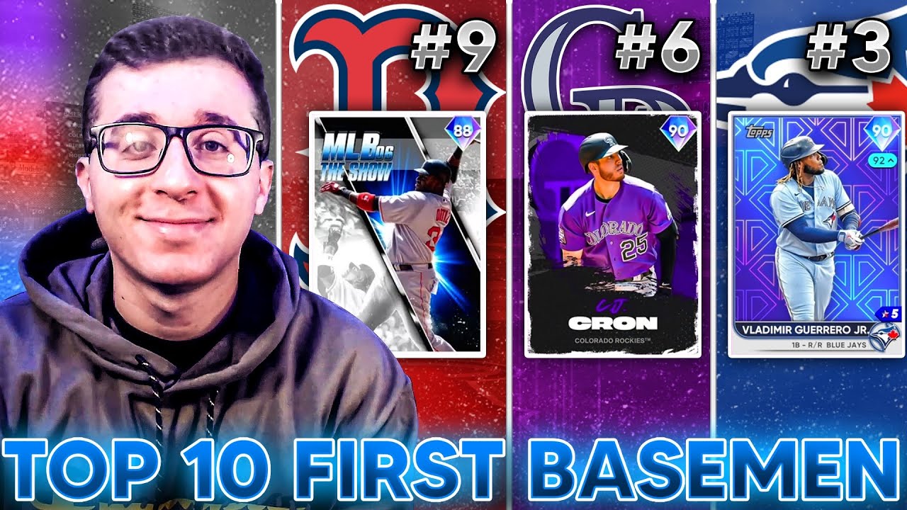 Ranking The TOP 10 BEST FIRST BASEMEN IN MLB THE SHOW 22 Diamond Dynasty!