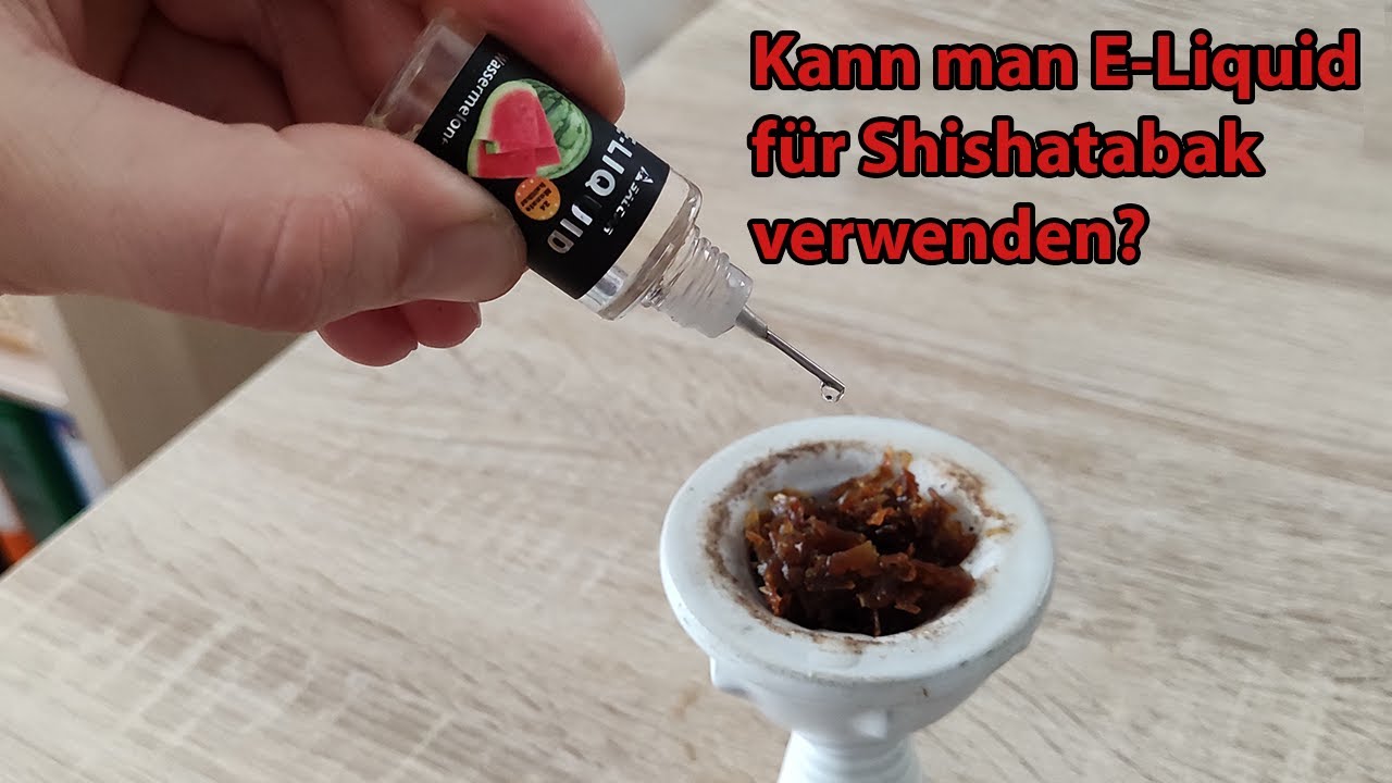 Kann man Liquid als Shisha Molasse verwenden? - YouTube Kann man Liquid als Shisha Molasse verwenden? - YouTube