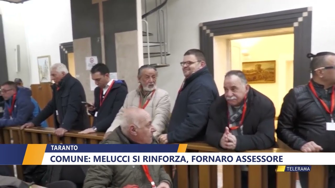 TARANTO, COMUNE: MELUCCI SI RINFORZA, FORNARO ASSESSORE di WALTER BALDACCONI