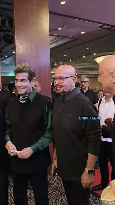 Jitendra | Anupam Kher & Rakesh Roshan at book launch event 🎉 #anupamkher #jitendra #rakeshroshan