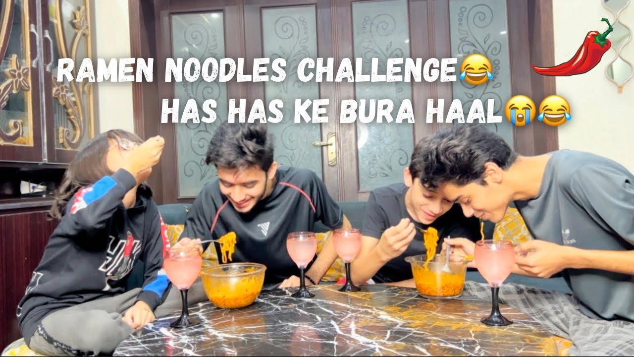 ibi Sheikh | RAMEN NOODLES CHALLENGE😂| KN JEETA?!💀| VLOG | CHALLENGE.