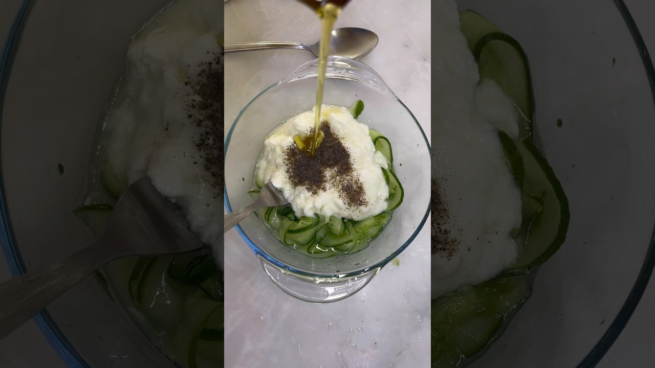 Yoğurtlu salatalık mezesi nasıl yapılır? 2 dakikada meze tarifi #asmr #food #tarif #meze #recipe Yoğurtlu salatalık mezesi nasıl yapılır? 2 dakikada meze tarifi #asmr #food #tarif #meze #recipe