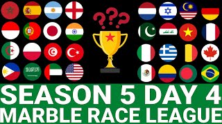 Marble Race League Season 5 DAY 4 Marble Race in Algodoo