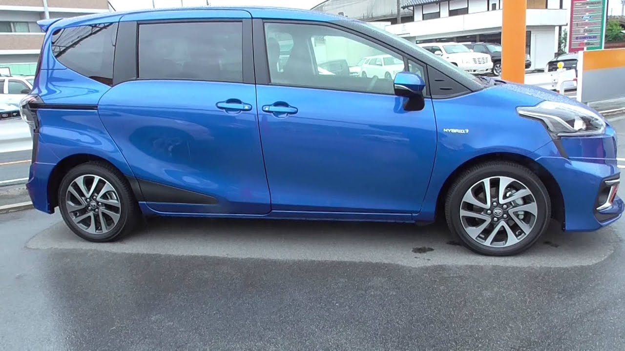 トヨタ 新型シエンタ モデリスタ ハイブリッドhybrid エアロキットb ブルーメタリック 実車toyota New Sienta Modellista Aerokit B Youtube