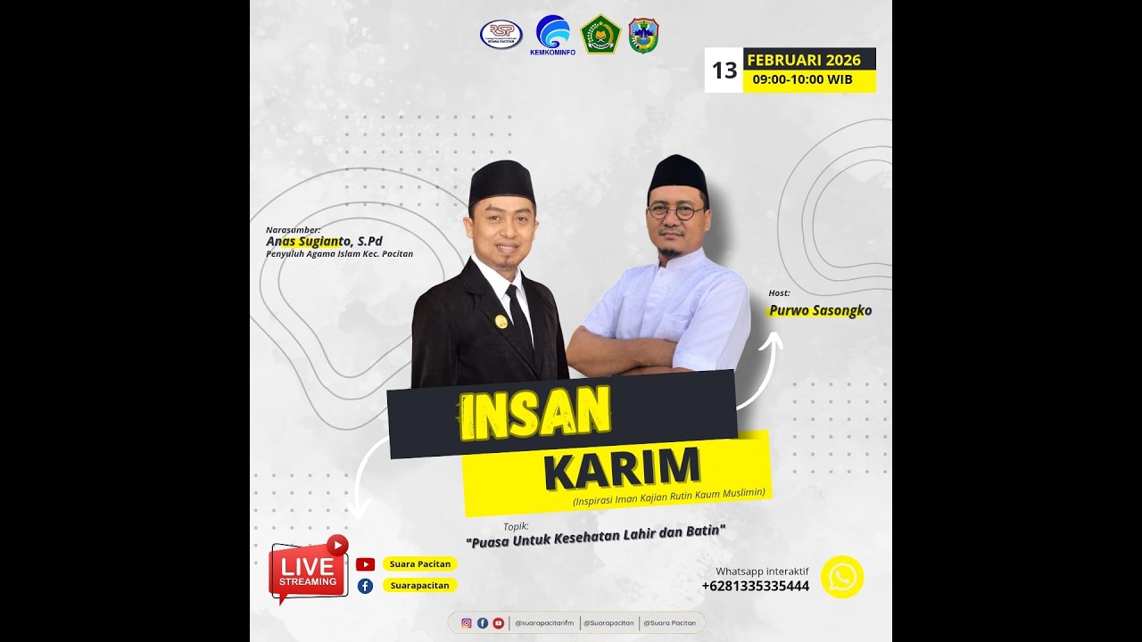 INSAN KARIM: Puasa Untuk Kesehatan Lahir dan Batin