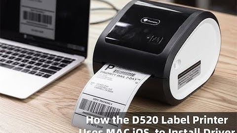 D520 | Win: Installing Label Printer Driver And Prepare Before Use  Phomemo