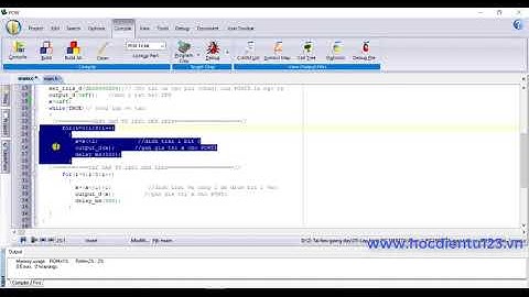 PIC|Phần 1.3-PIC16F877A giao tiếp sáng tắt dần 8 LED đơn/PIC with LED