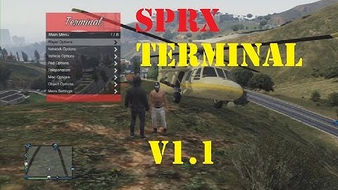 SPRX (MODMENU) TERMINAL V1.1 new update GTA V PS3 1.27/1.28 DEX/CEX BLES/BLUS