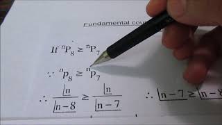 Fundamental counting principle permutations combinations part 4