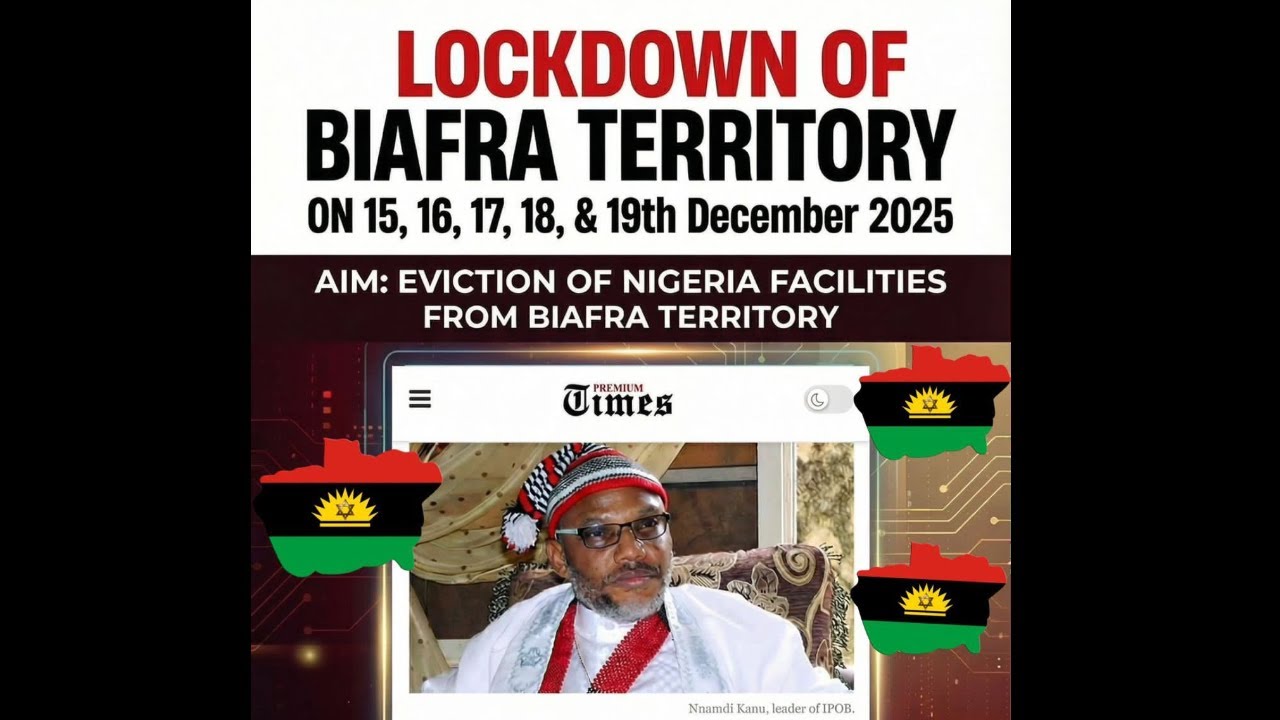 freedom: NIGERIA SENTENCED NNAMDI KANU TO L1FE IMPRISONMENT - SIT AT HOME