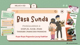 Basa Sunda Kelas 4, Rupa Rupa Pagawean Jeung Kaahlian (Pangajaran 4)