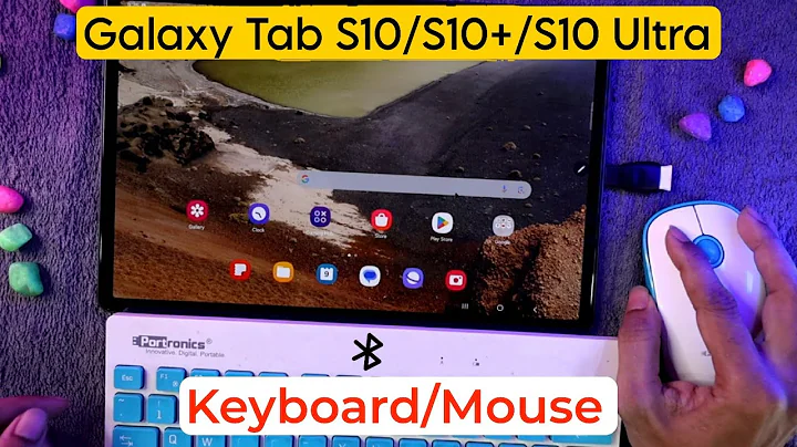 How to Connect Wireless Keyboard & Mouse to Samsung Galaxy Tab S10/S10+/S10 Ultra | Best Keyboard