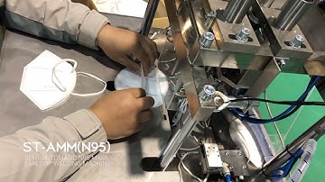 ST-AMMN95 Semi-Automatic N95 Mask Making Machine