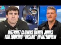 Daniel Jones Looks ABSOLUTELY INSANE In Press Conference  Pat McAfee Reacts