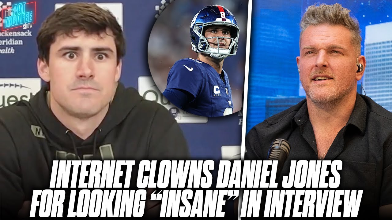 Daniel Jones Looks ABSOLUTELY INSANE In Press Conference  Pat McAfee Reacts