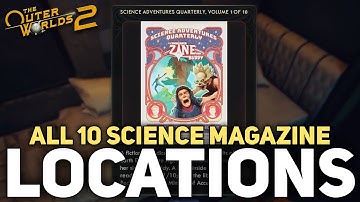 The Outer Worlds 2 - How To Get All 10 Science Adventure Quarterly Comics