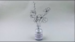 DIY Wire Flowers|Metal Wire Bouquet|Home Decors for Living Room