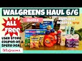 WALGREENS HAUL/ USED A STORE COUPON WITH A SPEND DEAL/ Lots of rebate money back/ LEARN WALGREENS