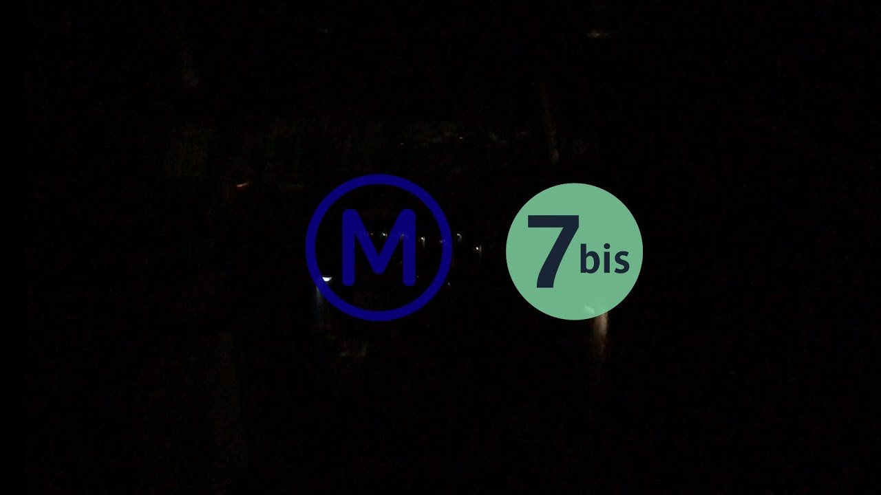 Cab ride Métro 7BIS de Louis-Blanc 👉 Pré-Saint Gervais. Et de pré-Saint Gervais👉louis blanc. #7BIS