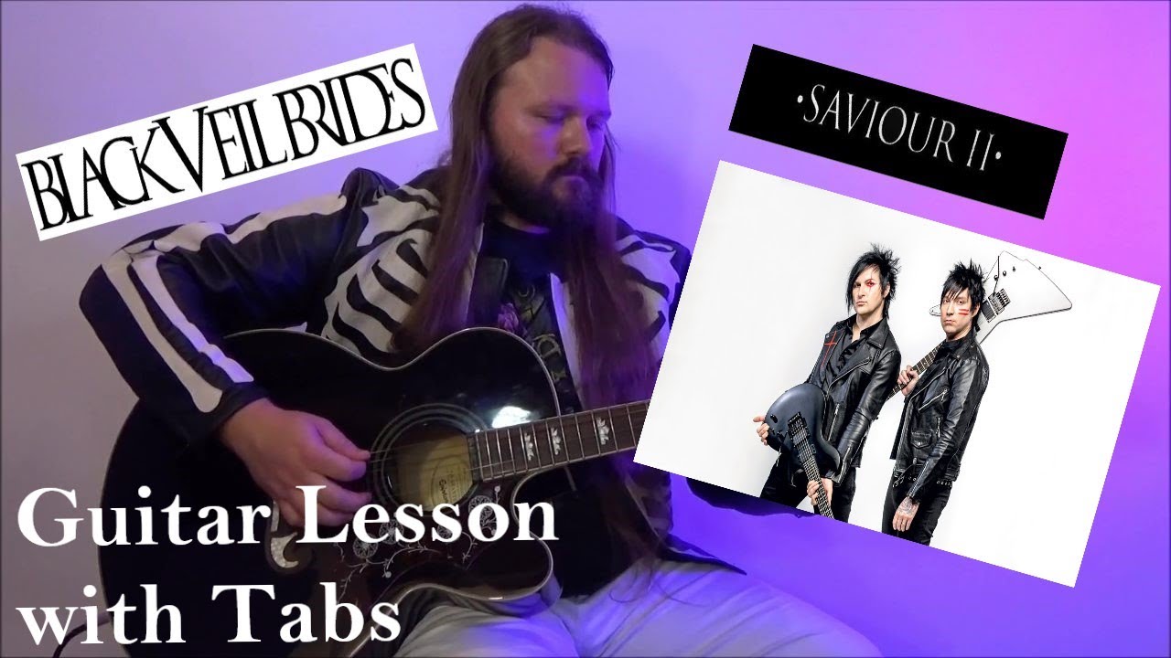 BLACK VEIL BRIDES Saviour ll Guitar Lesson & Tabs How to Play