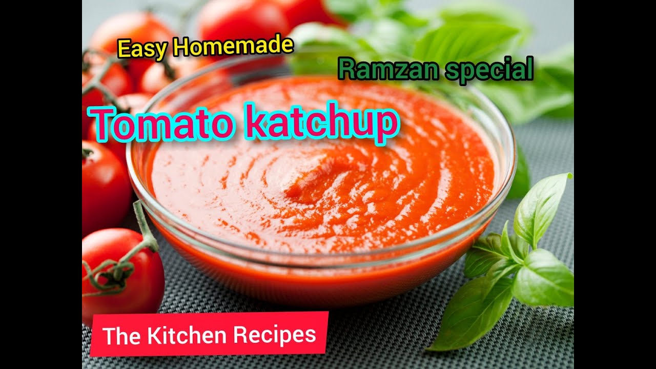 Tomato Ketchup Sauce by Kitchen Recipe Homemade ketchup recipe in