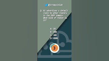CCNA QUIZ // OSPF Router Types // #shorts
