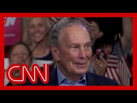 Bloomberg addresses voters as polls close on Super Tuesday