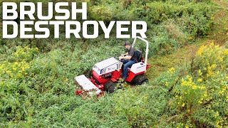 Tough Cut Mows Overgrown Brush & Trees