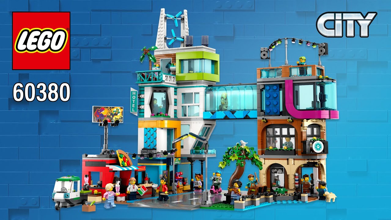 LEGO City Stadtzentrum (60380) - Speed build