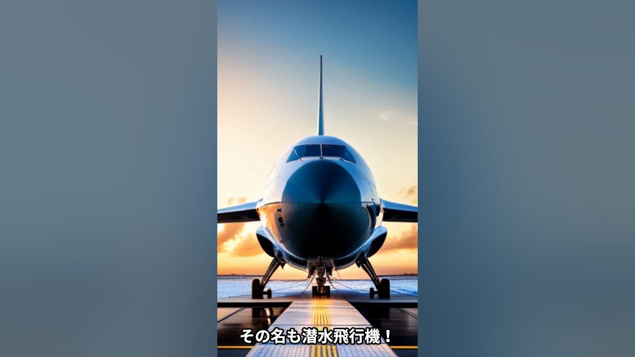 未来兵器「飛行潜水艦」の驚愕の真実!shorts YouTube