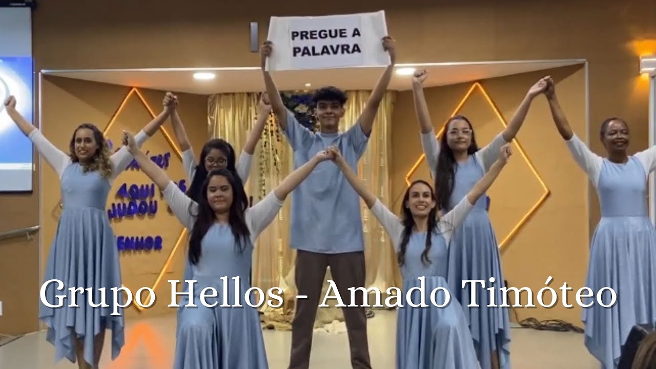 Coreografia Amado Timóteo - Grupo Hellos (part. Teatro Emanuel)