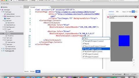 ٠٥٥ شرح  Xamarin Forms باللغة العربية : Layout : AbsoluteLayout