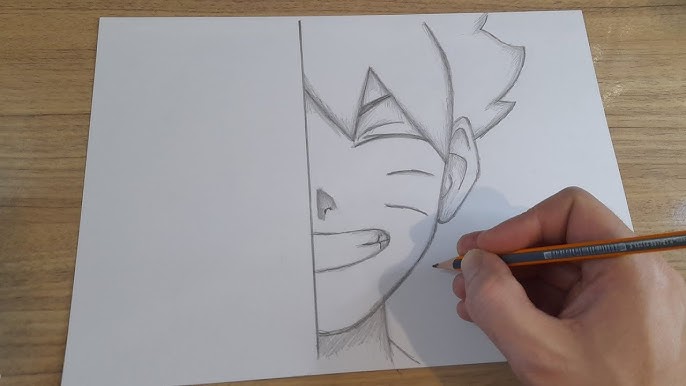 COMO DESENHAR O BORUTO MODO KARMA PASSO A PASSO 