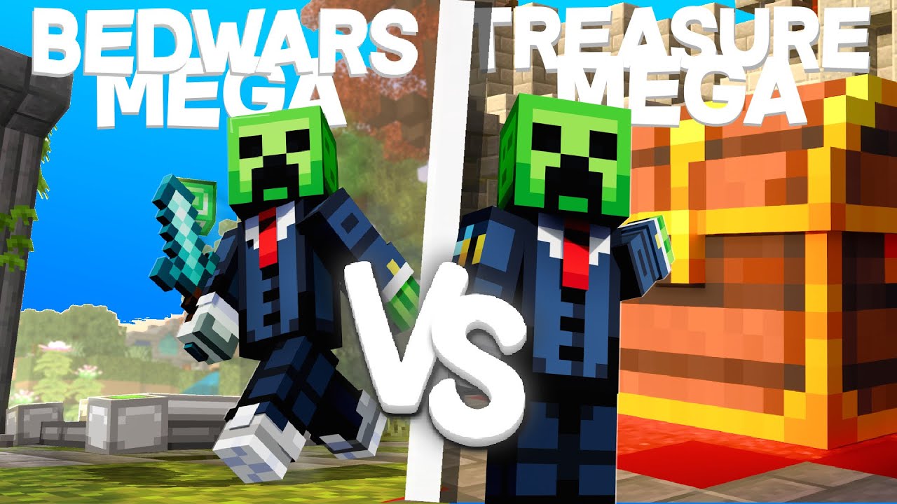 Hive Treasure Wars Mega vs Bedwars Mega