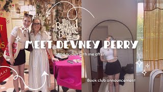 ✨ Meeting Devney Perry + A Fun Night Out! 📚 BIG Announcement: My New Book Club!