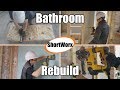 How do you build a stud wall??? - Bathroom Rebuild | P1V7 | ShortWorx