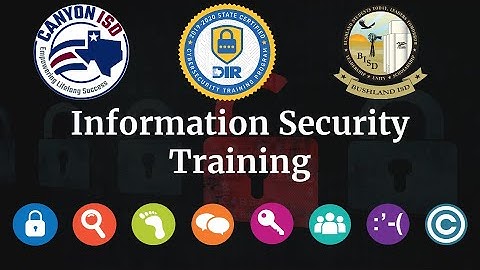 VIDEO 1 - 2020 INFOSEC : Introduction to Information Security