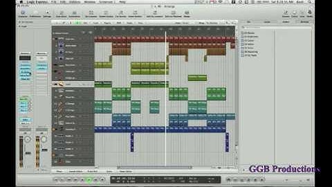 Dark Hip-Hop Beat on Logic Express 8 (GGB)