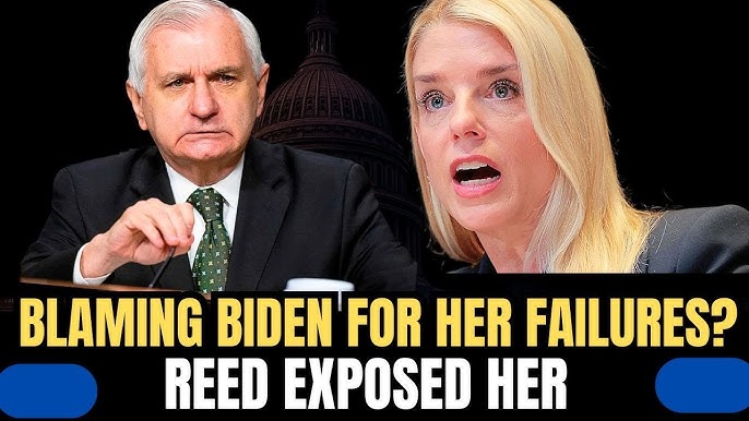 Pam Bondi Implodes: Jack Reed Exposes Her Dangerous Gun Policy Spin - YouTube