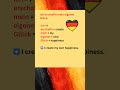 ⚫ 🔴 🟡in German: ich erschaffe mein eigenes Glück #germanlanguage