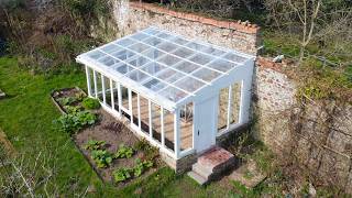 Completing our Abandoned 100 Year Old Greenhouse Restoration #7